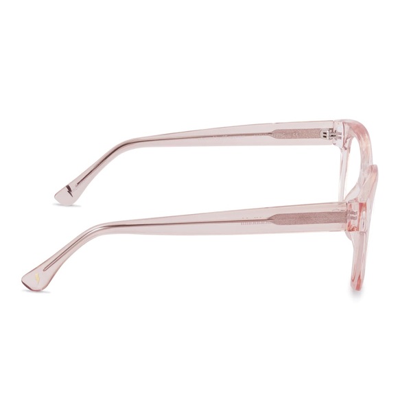DIFF Bluelight Glasses Light Pink Crystal Frame Blue Light Technology Lens NWT - Picture 5 of 10